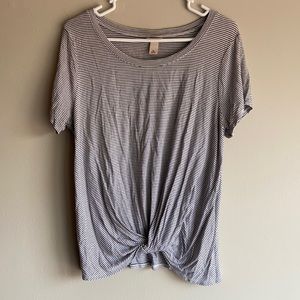 Black and White Striped shirt